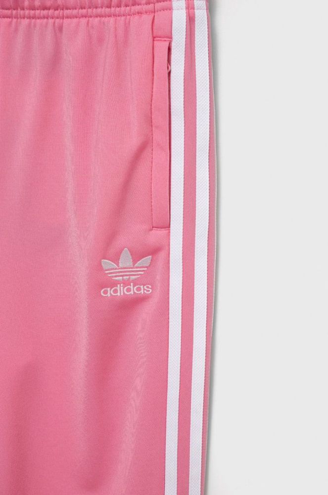 Дитячі спортивні штани adidas Originals колір рожевий однотонні (2510011) фото 3