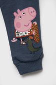 Дитячі спортивні штани Name it Peppa з принтом колір блакитний