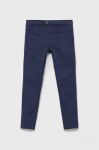 Дитячі штани United Colors of Benetton колір синій однотонні (2613882)