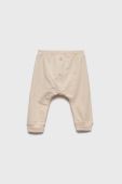 Дитячі спортивні штани United Colors of Benetton колір бежевий однотонні (2538993)