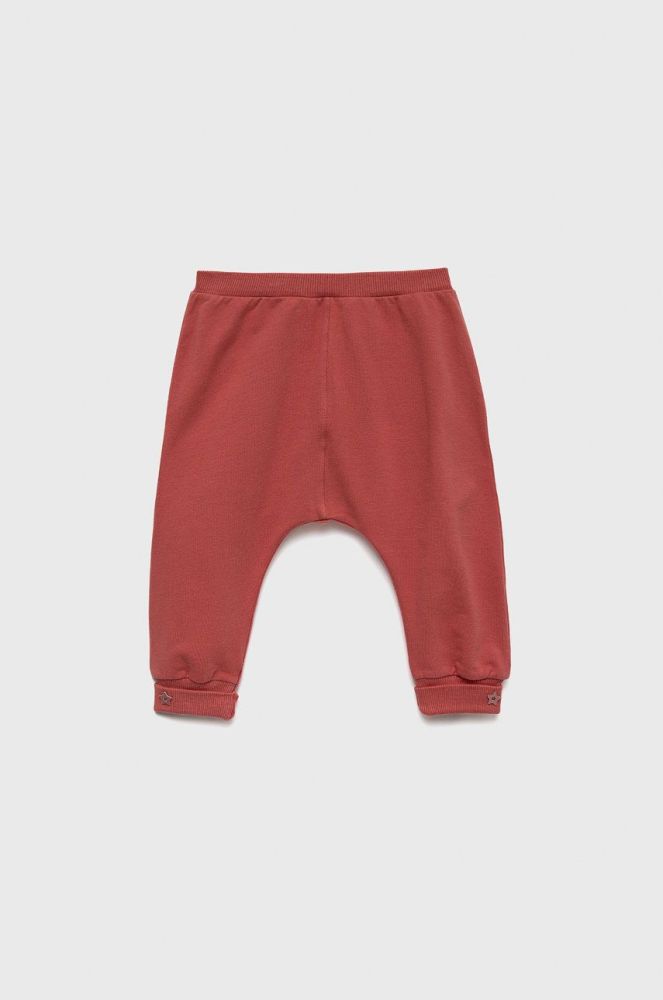 Дитячі спортивні штани United Colors of Benetton колір рожевий однотонні (2538999)