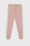 Дитячі спортивні штани United Colors of Benetton колір рожевий з аплікацією (2737003)