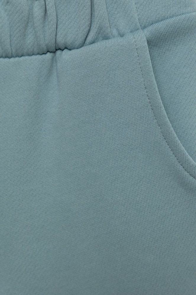 Дитячі бавовняні штани United Colors of Benetton однотонні колір блакитний (2627216) фото 3