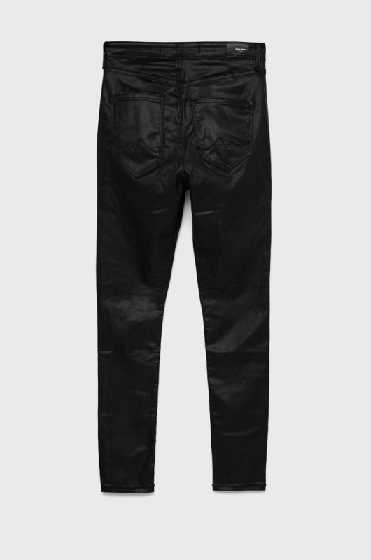 Дитячі штани Pepe Jeans колір сірий однотонні фото 2