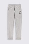 Дитячі спортивні штани Coccodrillo колір сірий однотонні (2552963)