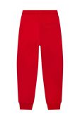 Дитячі бавовняні штани Michael Kors колір червоний однотонні (2619253)