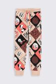 Дитячі бавовняні штани Coccodrillo візерунок колір барвистий (2583420)