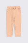 Дитячі спортивні штани Coccodrillo колір рожевий однотонні (2701627)