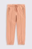 Дитячі бавовняні штани Coccodrillo колір рожевий однотонні (2704358)