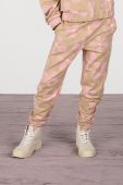 Спортивні штани Coccodrillo колір бежевий візерунок