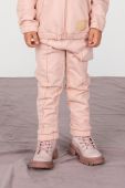 Дитячі бавовняні штани Coccodrillo колір рожевий однотонні (2701660)
