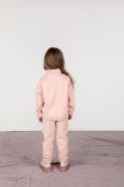 Дитячі бавовняні штани Coccodrillo колір рожевий однотонні (2701660)