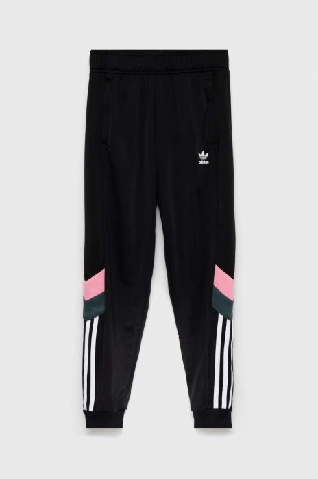 Дитячі спортивні штани adidas Originals колір чорний з аплікацією (2886856)