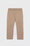 Дитячі спортивні штани Birba&Trybeyond колір бежевий однотонні