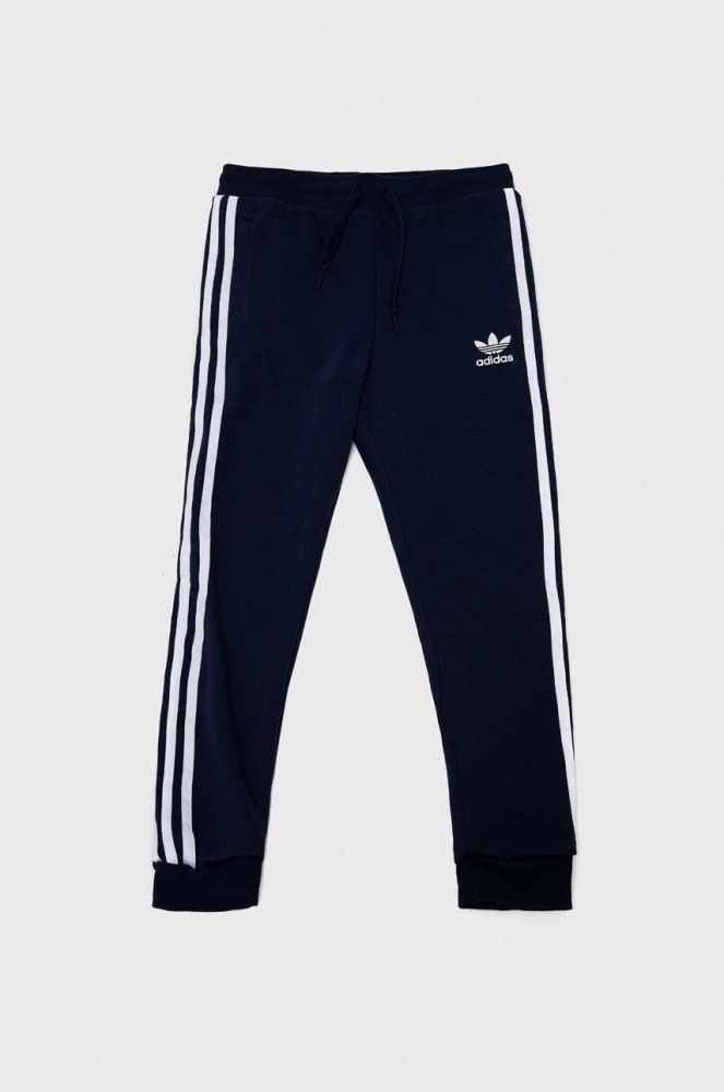 Дитячі спортивні штани adidas Originals колір синій з аплікацією (2604634)