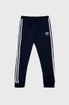 Дитячі спортивні штани adidas Originals колір синій з аплікацією (2604634)