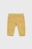 Дитячі бавовняні штани United Colors of Benetton колір жовтий з аплікацією