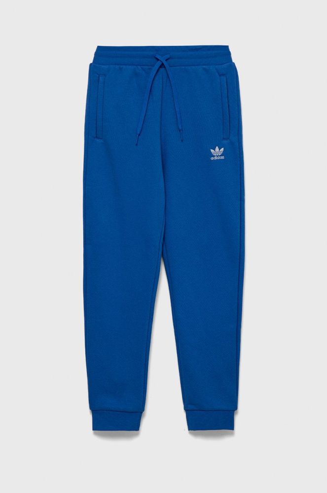 Дитячі спортивні штани adidas Originals однотонні колір блакитний (2568406)