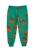 Дитячі спортивні штани Mini Rodini колір зелений візерунок (2721003)