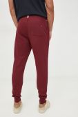 Бавовняні спортивні штани Tommy Hilfiger чоловічі колір бордовий з аплікацією