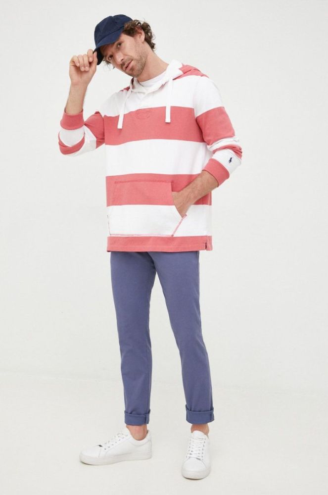 Штани Tommy Hilfiger чоловічі фасон chinos колір блакитний фото 2