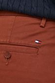 Штани Tommy Hilfiger чоловічі колір чорний облягаюче Штани Tommy Hilfiger чоловічі колір чорний облягаюче