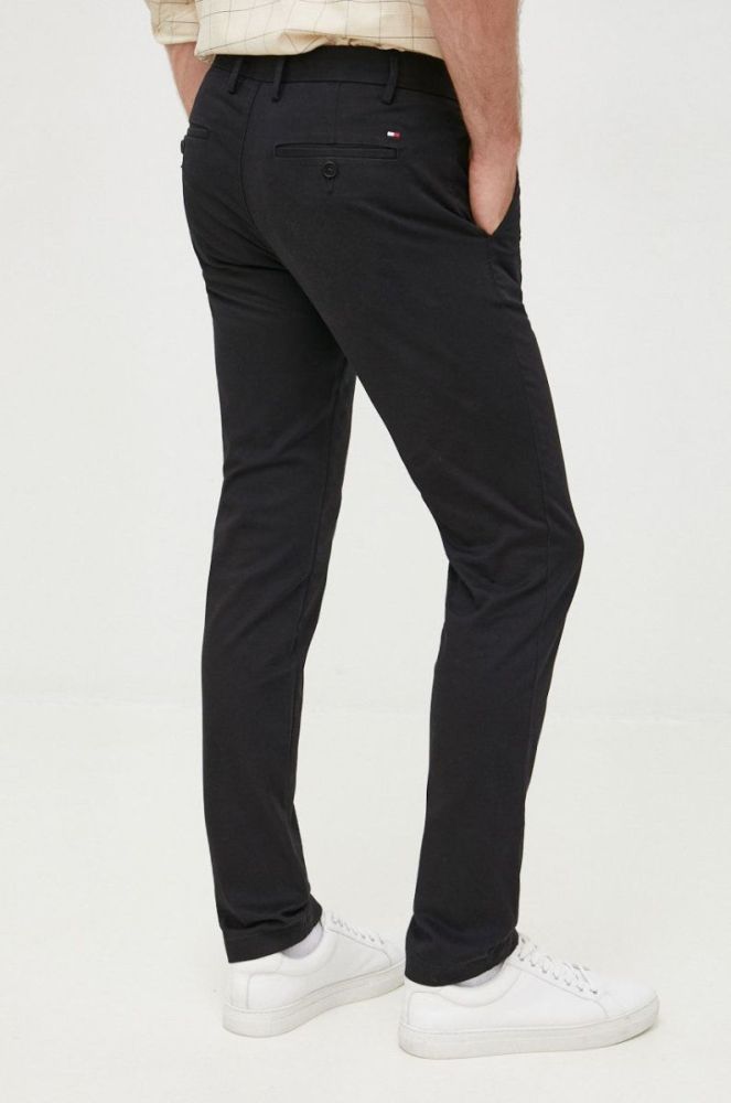 Штани Tommy Hilfiger чоловічі колір чорний фасон chinos (2467601) фото 3