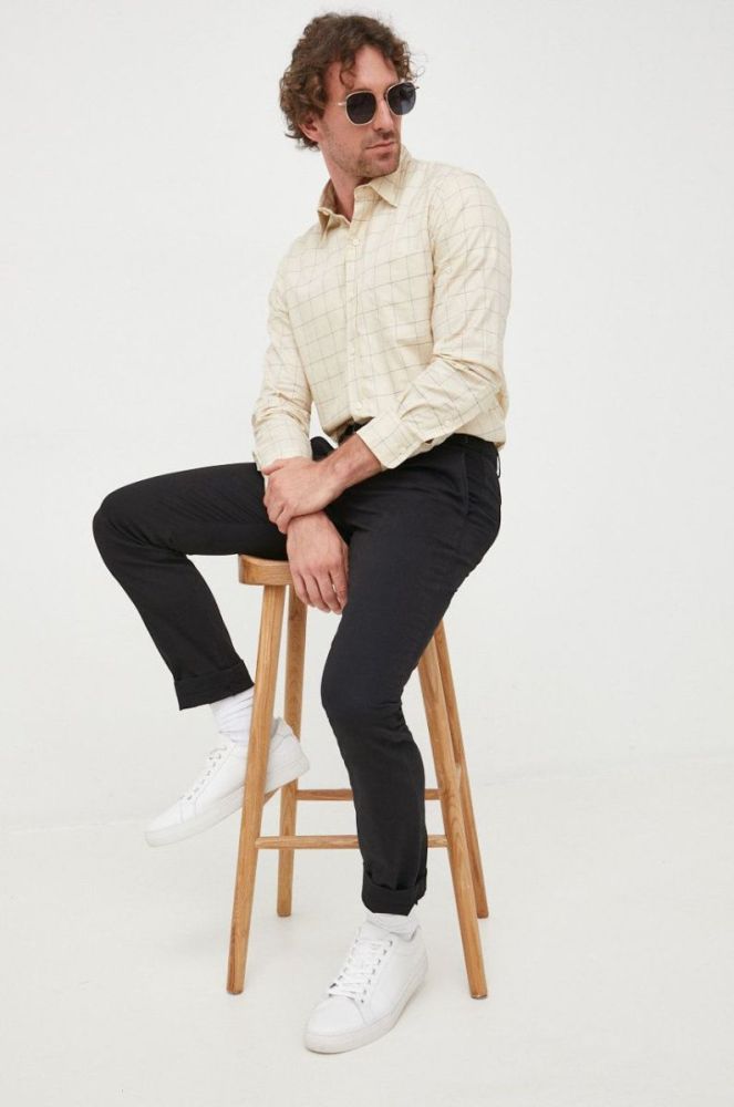 Штани Tommy Hilfiger чоловічі колір чорний фасон chinos (2467601) фото 4