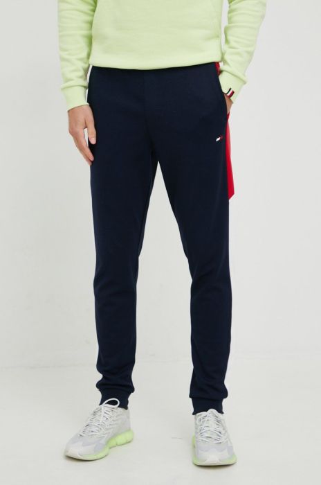 Спортивні штани Tommy Hilfiger чоловічі колір синій візерунок