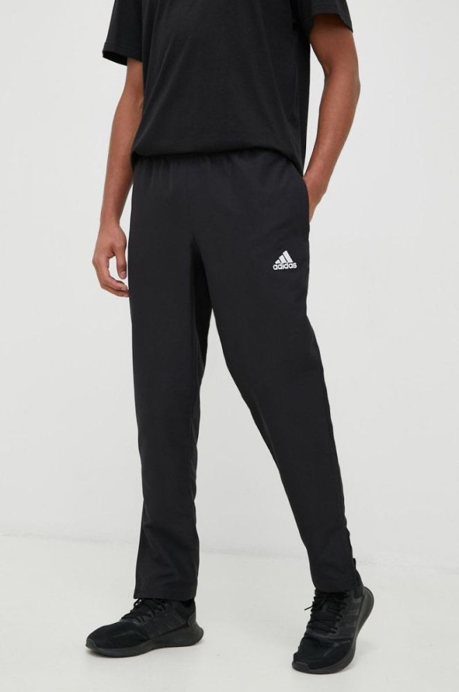 Штани для тренувань adidas Performance Entrada 22 чоловічі колір чорний однотонні фото 2