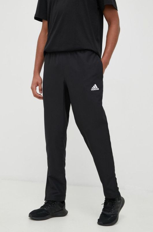 Штани для тренувань adidas Performance Entrada 22 чоловічі колір чорний однотонні фото 2