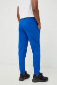 Спортивні штани Reebok чоловічі однотонні колір блакитний