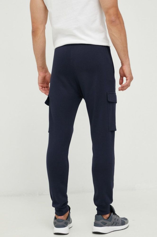 Спортивні штани adidas чоловічі колір синій однотонні (2496836) фото 3