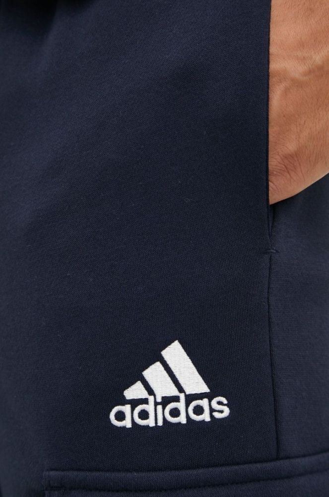 Спортивні штани adidas чоловічі колір синій однотонні (2496836) фото 4