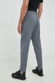 Штани для тренувань Reebok Workout Ready чоловічі колір сірий однотонні