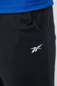 Штани для тренувань Reebok Dmx Interlock чоловічі колір чорний однотонні