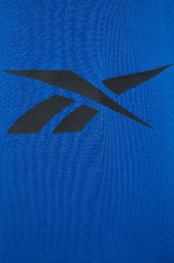 Спортивні штани Reebok Classic чоловічі однотонні колір блакитний фото 4