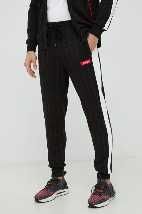 Спортивні штани Puma Puma X Coca Cola чоловічі колір чорний візерунок