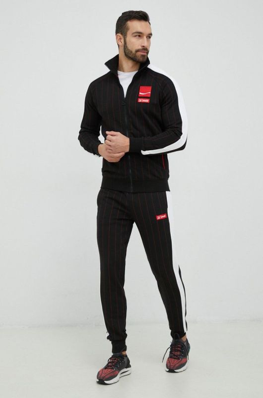 Спортивні штани Puma Puma X Coca Cola чоловічі колір чорний візерунок фото 2