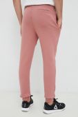 Спортивні штани Guess чоловічі колір рожевий меланж