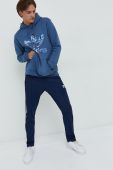 Спортивні штани adidas Originals чоловічі колір синій з аплікацією (2676871)