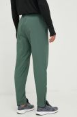 Спортивні штани adidas чоловічі колір зелений однотонні (2496846)