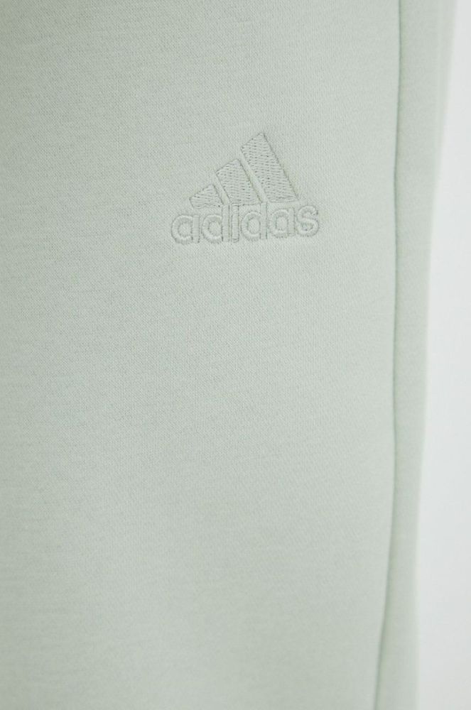 Спортивні штани adidas Performance чоловічі колір зелений однотонні фото 4