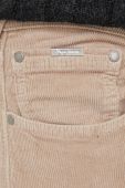 Штани Pepe Jeans чоловічі колір бежевий облягаючі