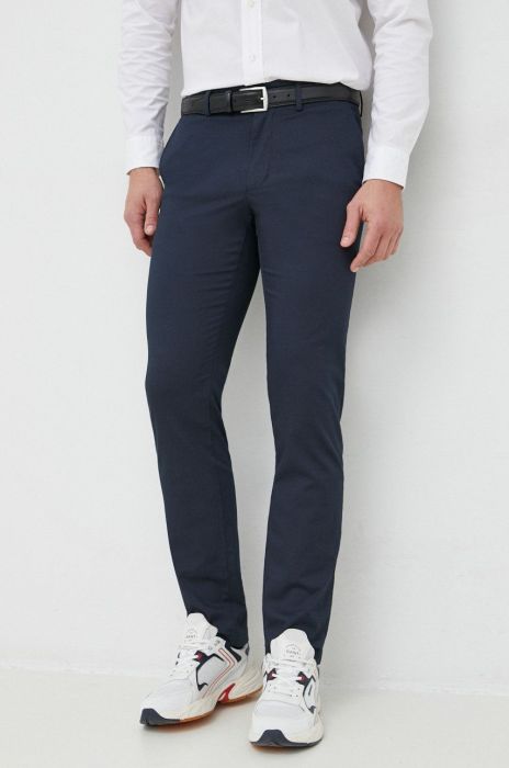 Штани Tommy Hilfiger чоловічі колір синій пряме (2775726)