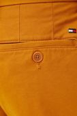 Штани Tommy Hilfiger чоловічі колір коричневий фасон chinos