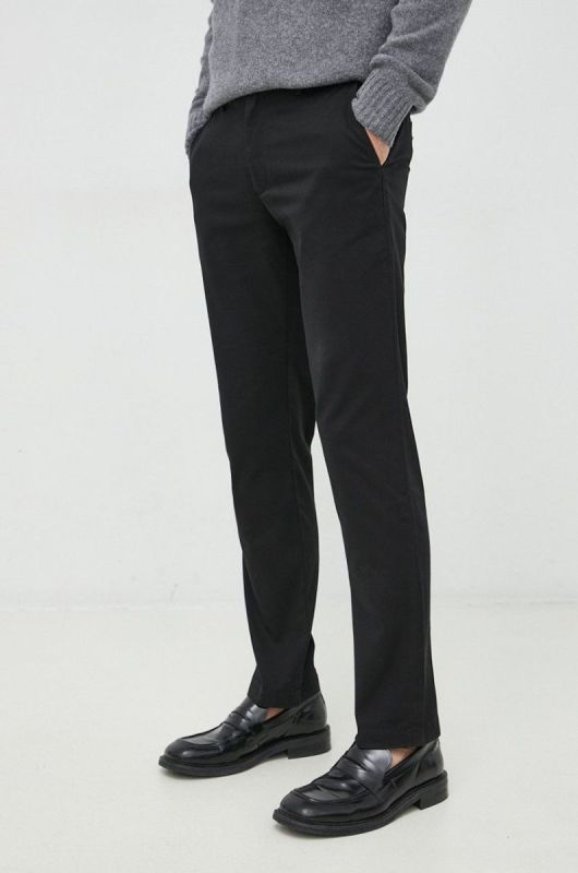 Штани Tommy Hilfiger чоловічі колір чорний фасон chinos (2654554)
