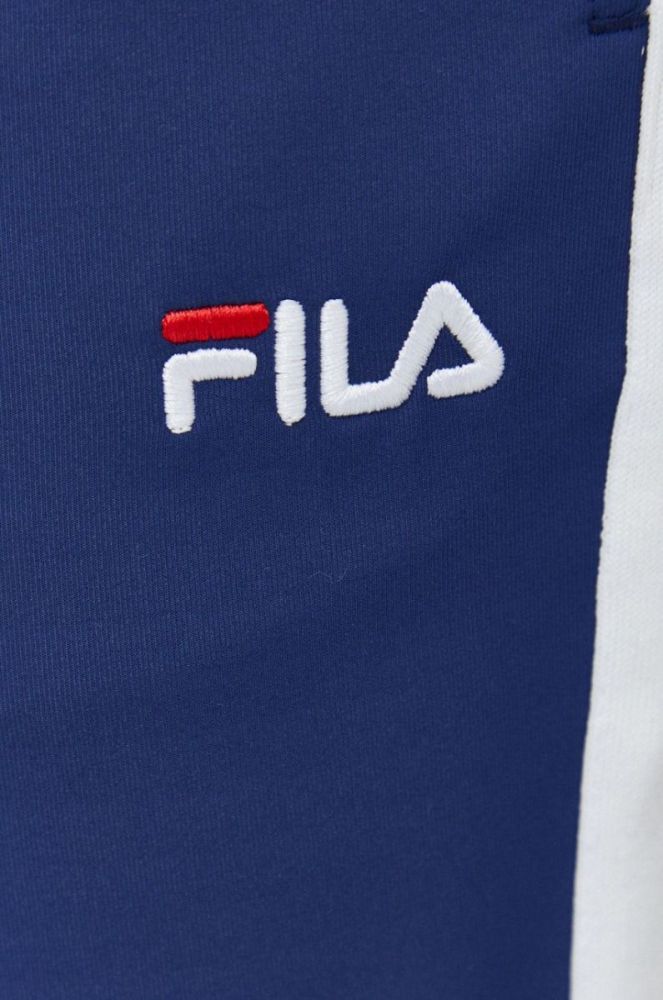 Спортивні штани Fila чоловічі колір синій з аплікацією (2604658) фото 4