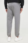 Бавовняні спортивні штани Trussardi чоловічі колір сірий меланж