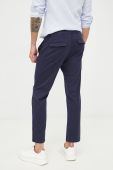 Штани United Colors of Benetton чоловічі колір синій облягаюче (2651389)